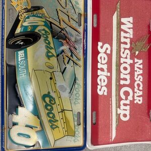 1990 Winston Cup Series NASCAR Racing License Plate